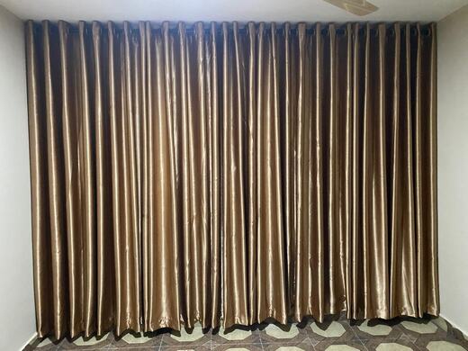 A pair of straight curtains made and hung by KD Dream Space Designs